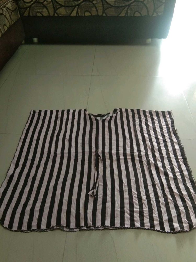 Striped Kimono Kaftan Night dress