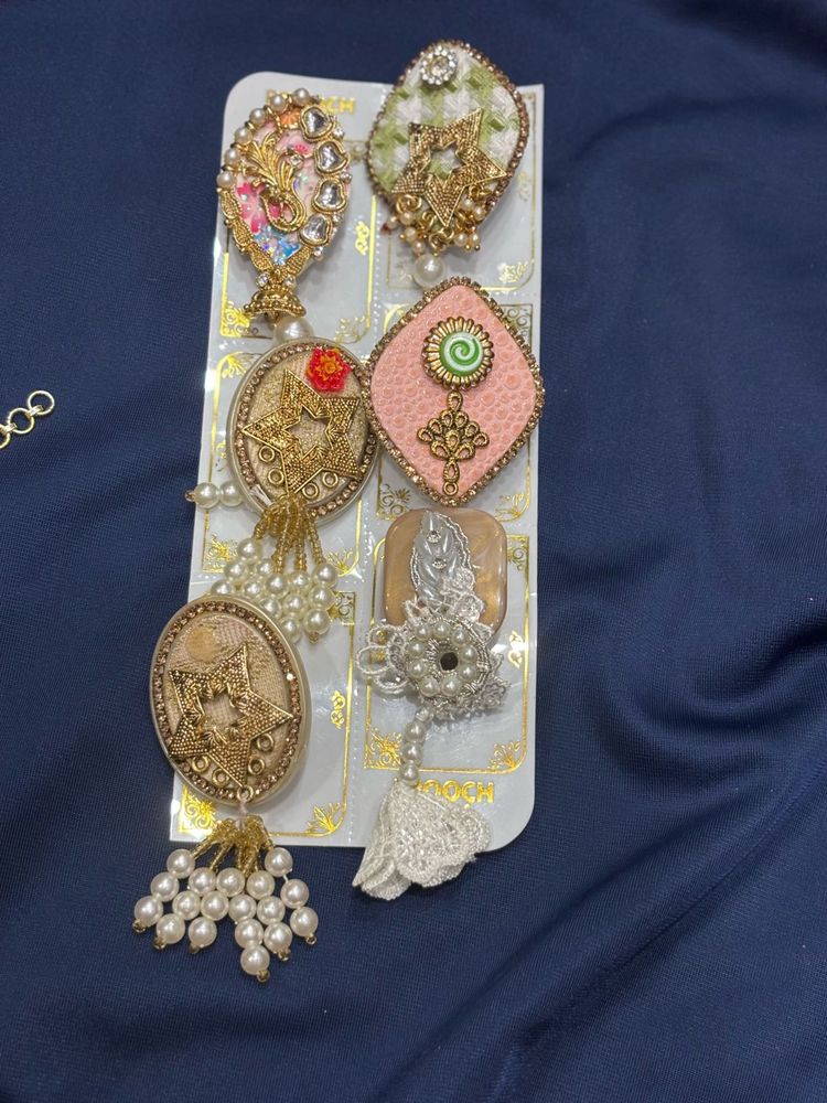 combo set WOMEN SAREE PINS