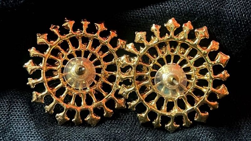 Golden Statement Earrings