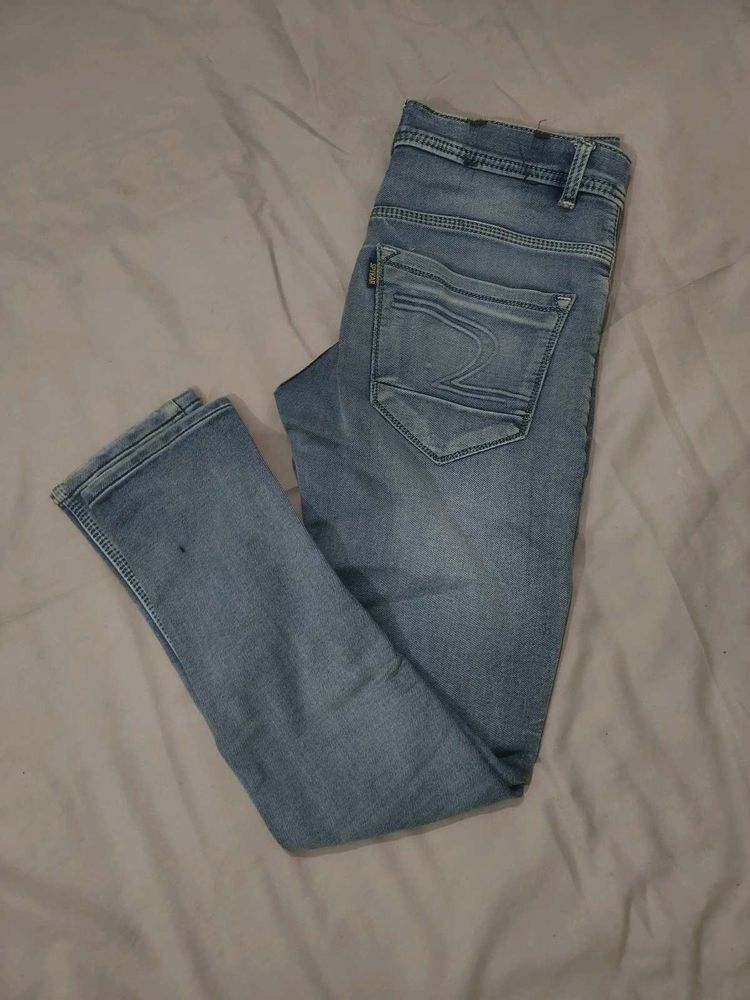 Light Wash Blue Denim Jeans