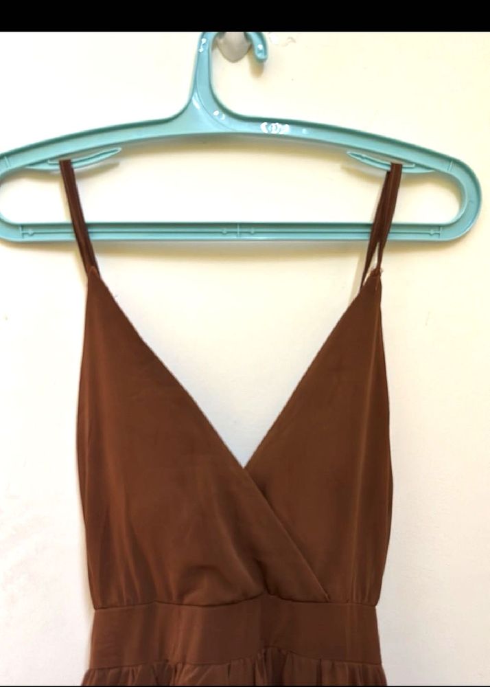 Brown  Dress