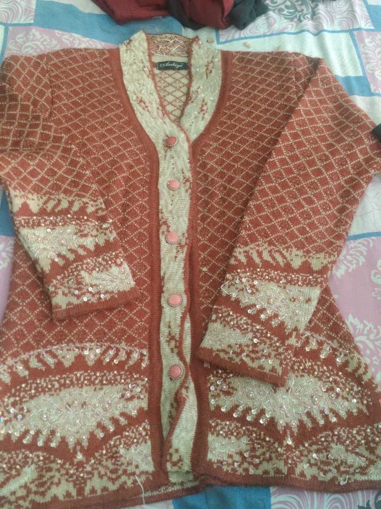 Embellished Knit Cardigan