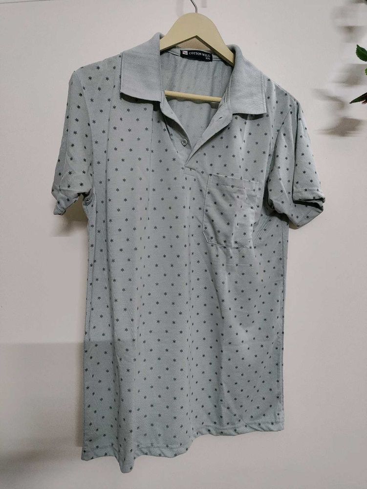 New Grey Printed Tshirt 42