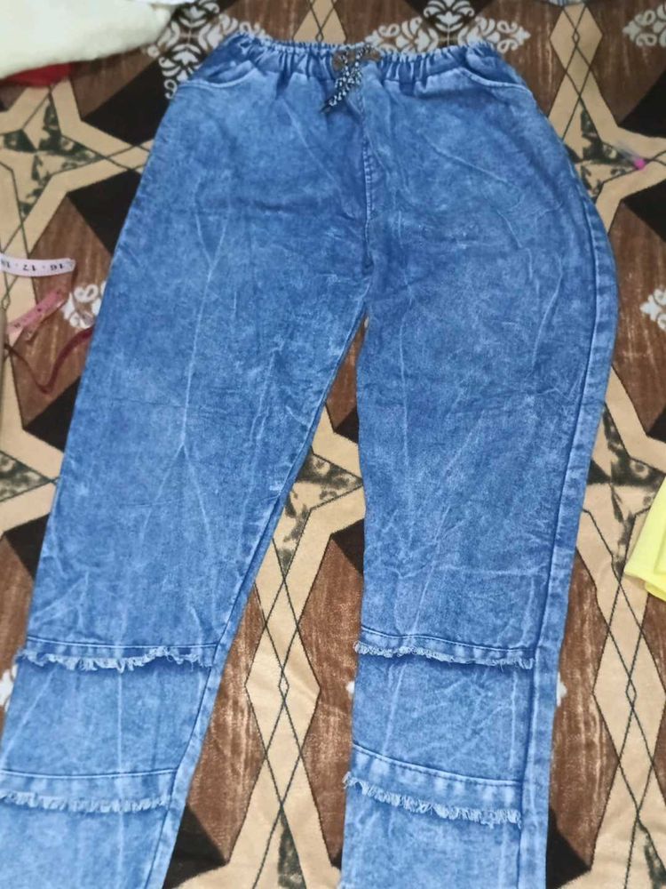 Trendy Acid Wash Jeans