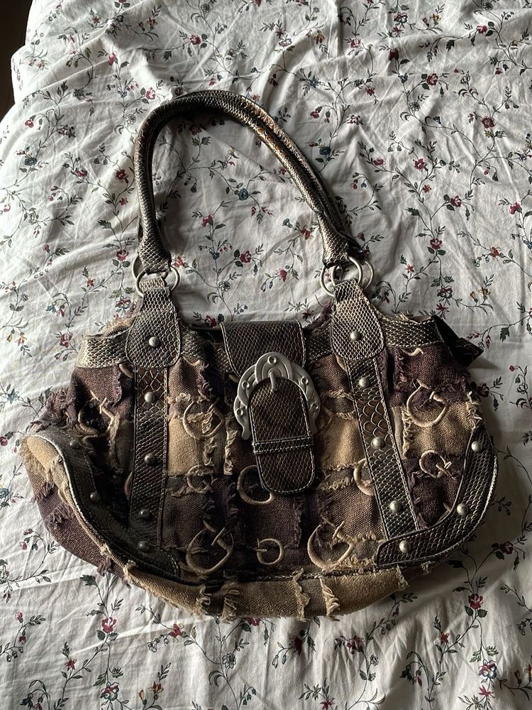 Guess Inspired studded shoulder bag