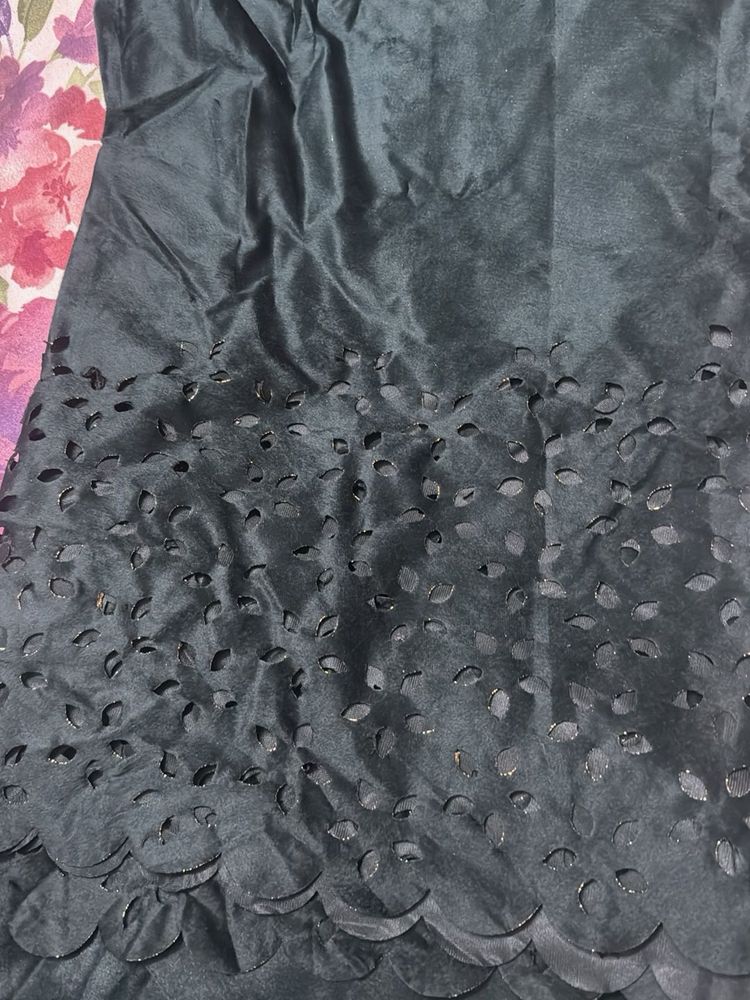 Elegant top bottom fabric velvet swede