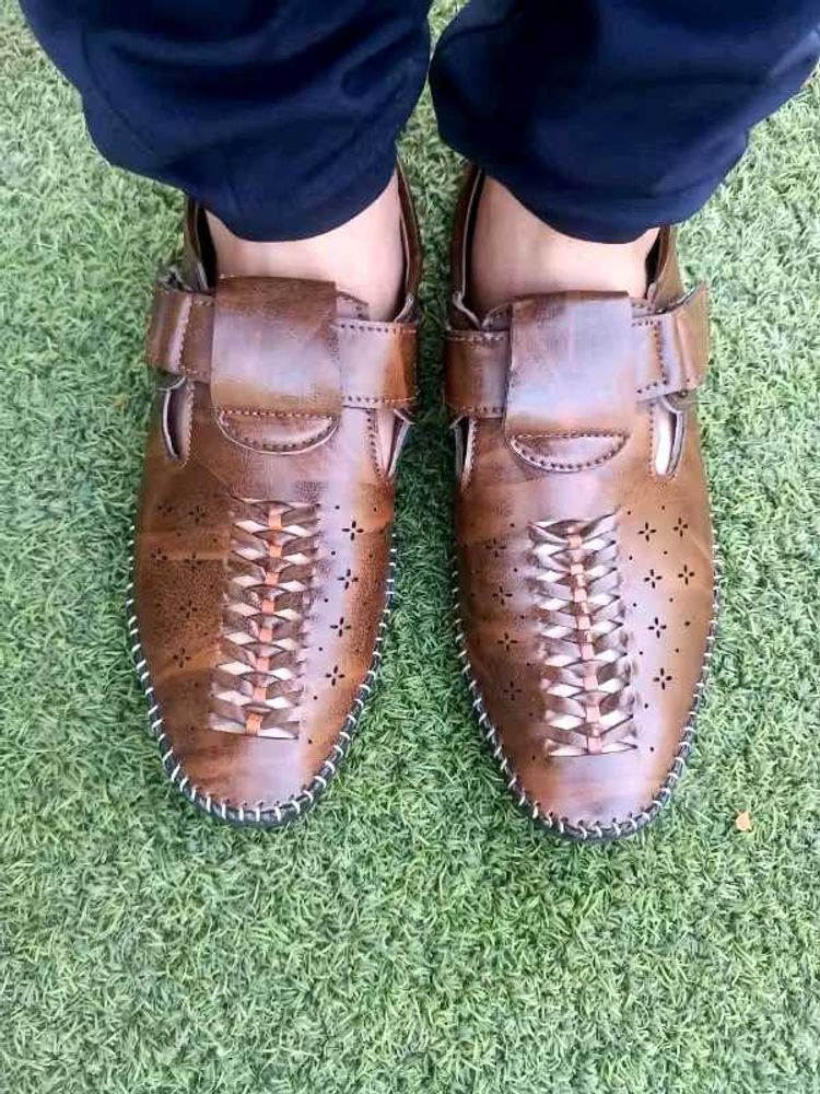 Brown Leather Sandals