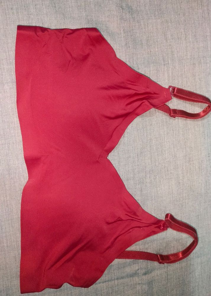 Maroon Colour Bra