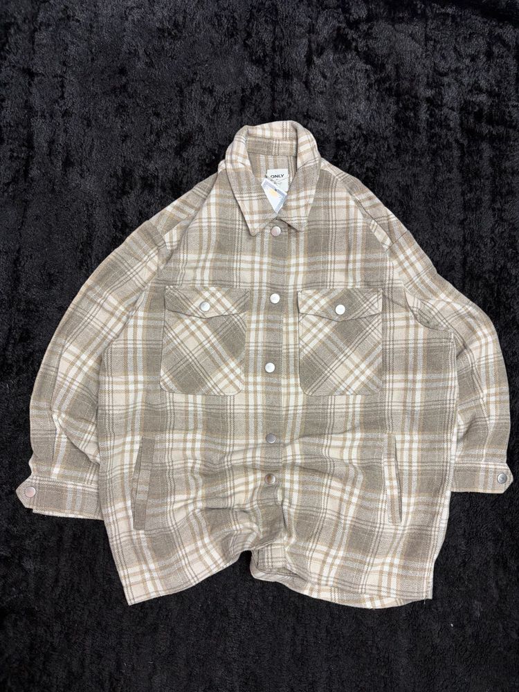 Cozy Plaid Overshirt Jacket