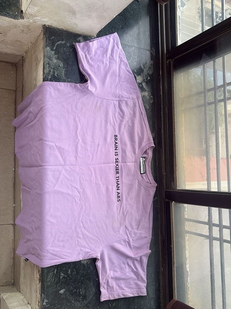 Lilac Graphic T-Shirt