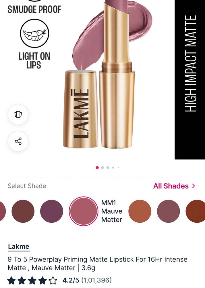 lake 9 to 5 powerplay priming lipstick