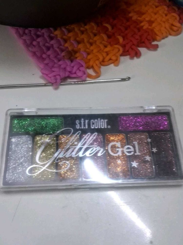 S.F.R Color Glitter Gel Palette