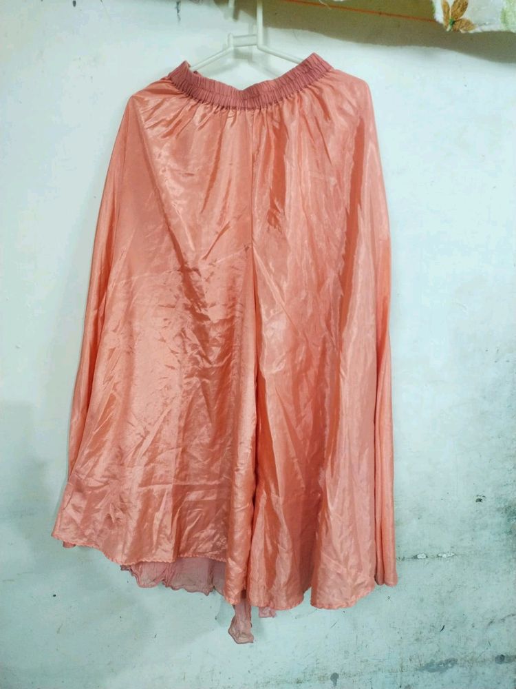 Peach Colour Plazo
