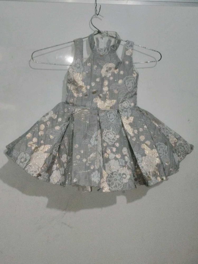 Sparkly Floral Dress for Girls