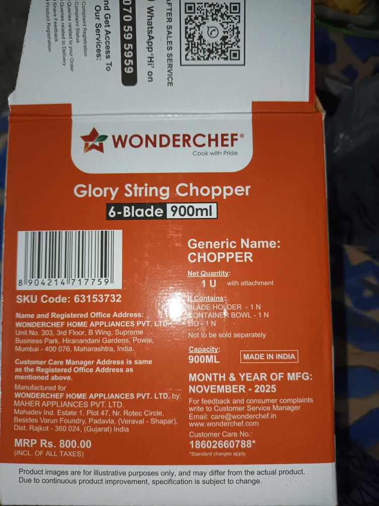 Wonderchef Chopper