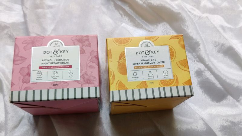 Dot &amp; Key Retinol And Vitamin C Moisturizer Combo