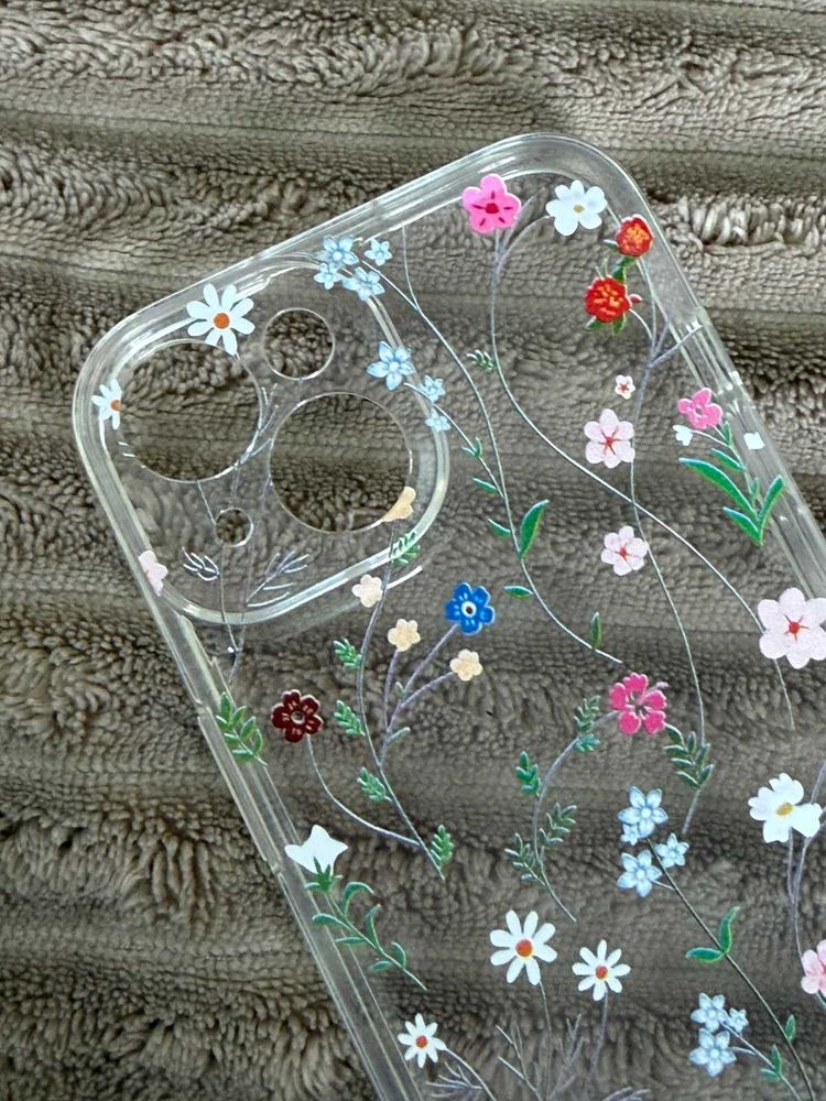 Iphone 15 Floral Clear Phone Case By Savana