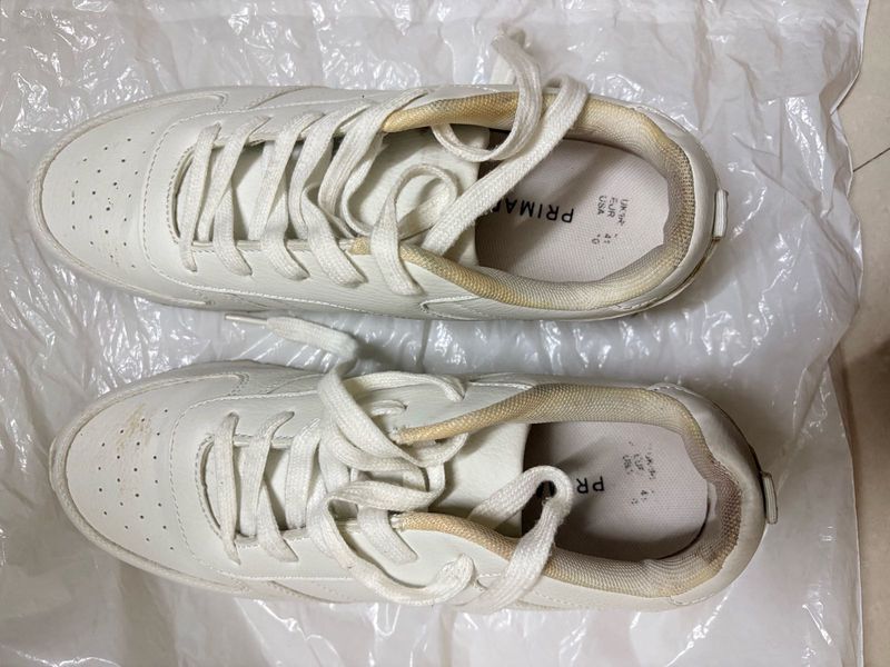 Primark White Casual Sneakers