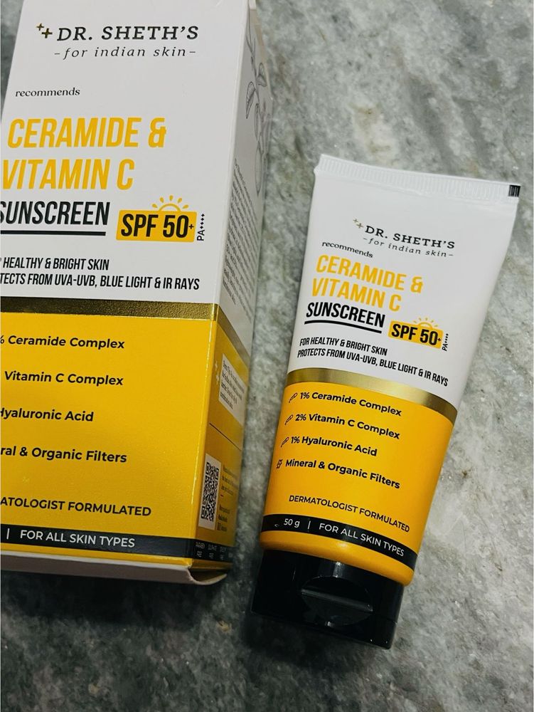 Dr. Seth's Ceramide &amp; Vitamin C Sunscreen SPF 50
