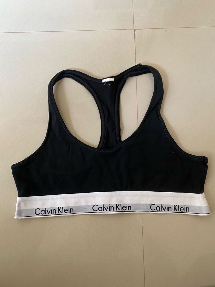 Calvin Klein Black Sports Bra