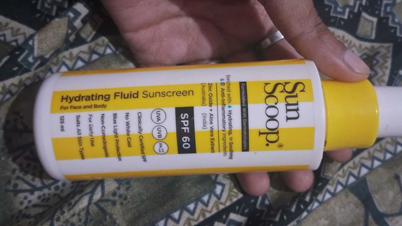 Sun Scoop Hydrating Fluid Sunscreen SPF 60