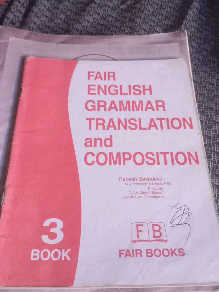 Fair English Grammar Book 3