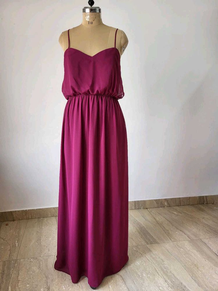 Magenta Maxi Dress