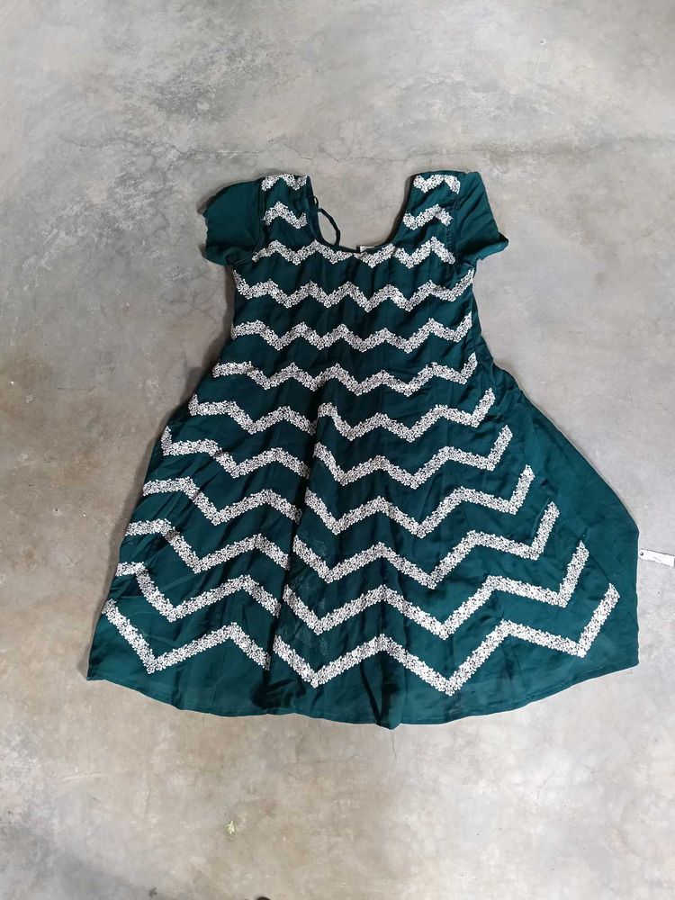 Stylish Green Ethnic Dress