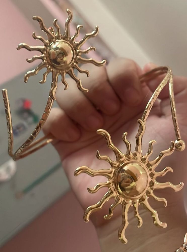 Boho Sun Cuff Arm Bangle