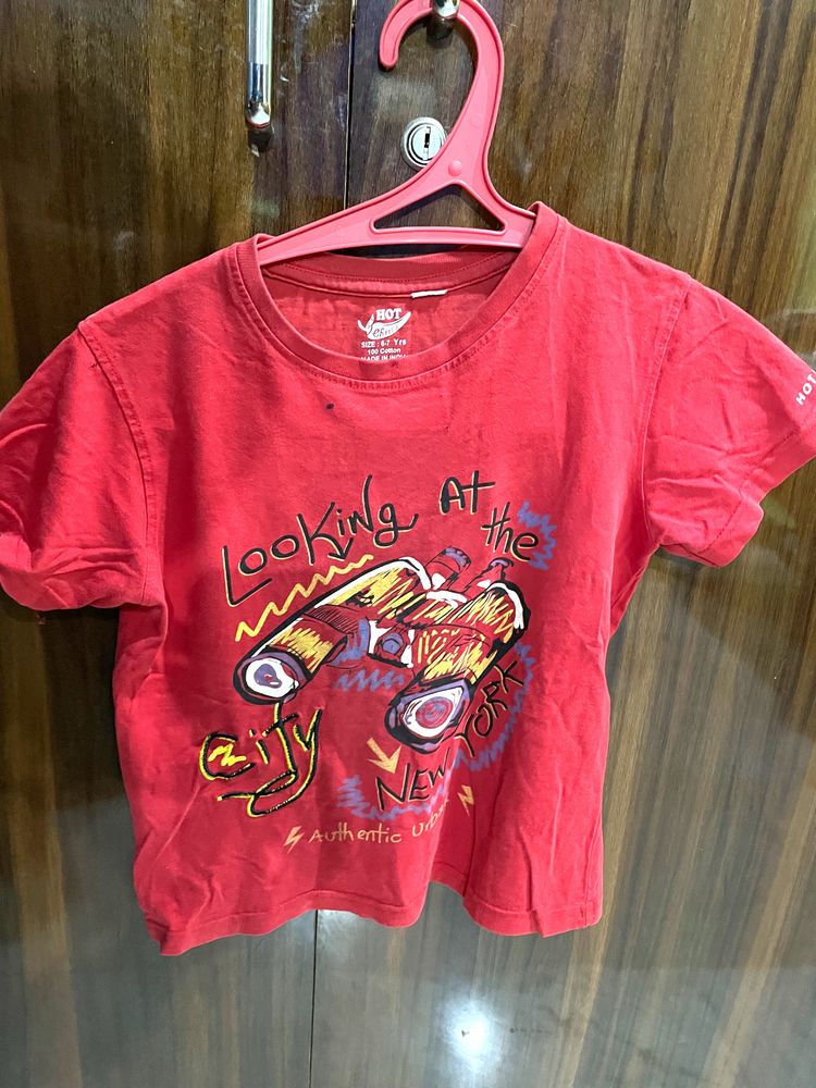 Boys T-shirt For 6-7 Years