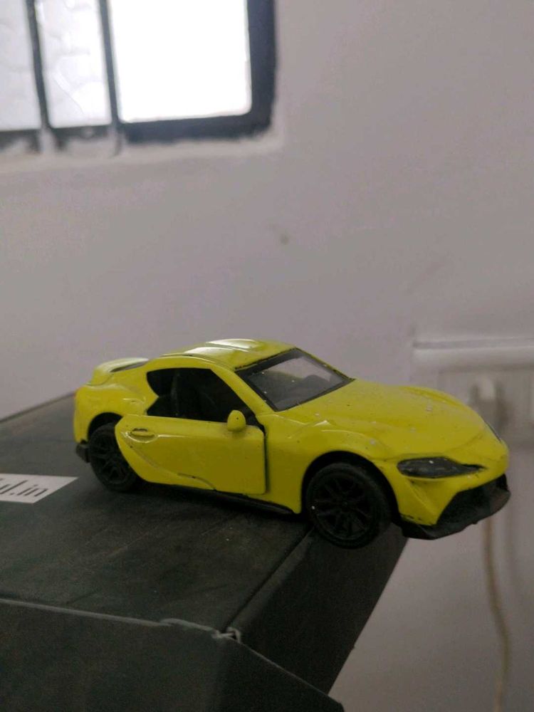 Yellow Toy Sports Car