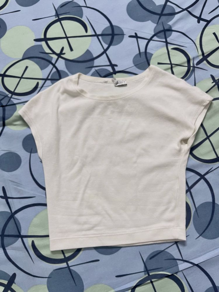 white baby tee