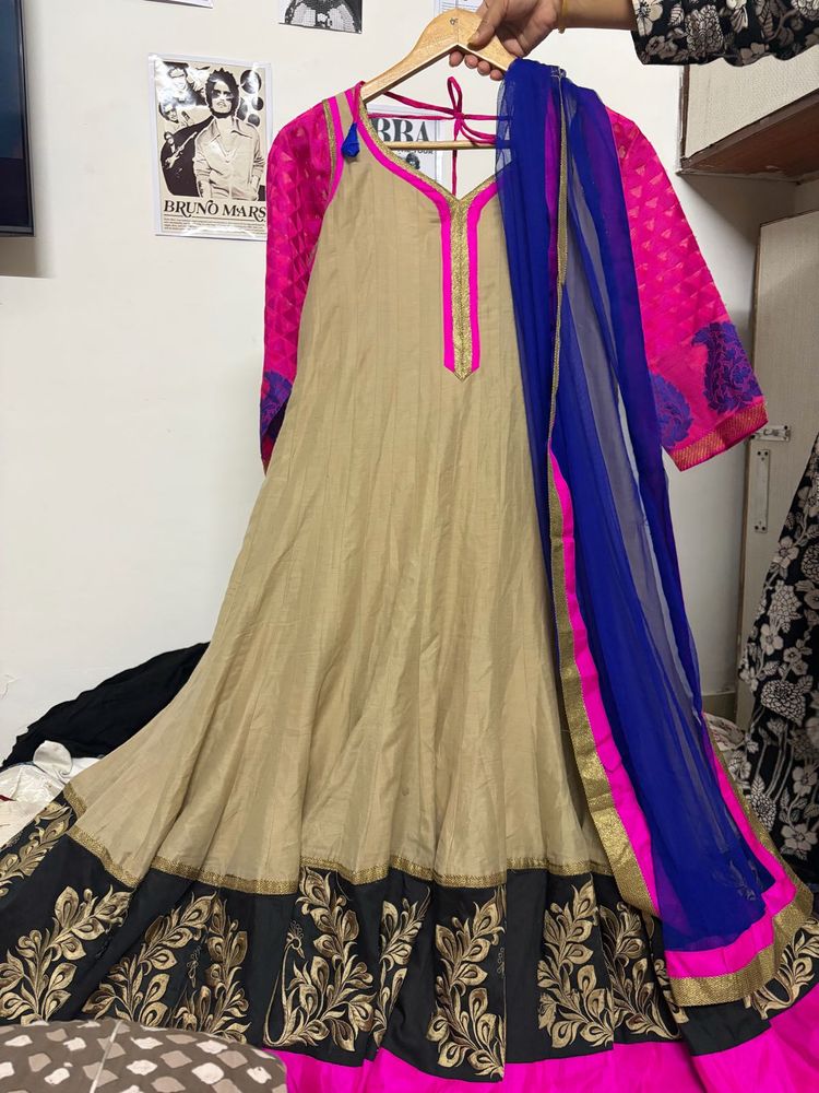 Stunning Anarkali Suit with Dupatta