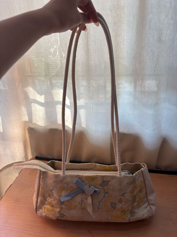 Coquette vintage Charming Floral Handbag