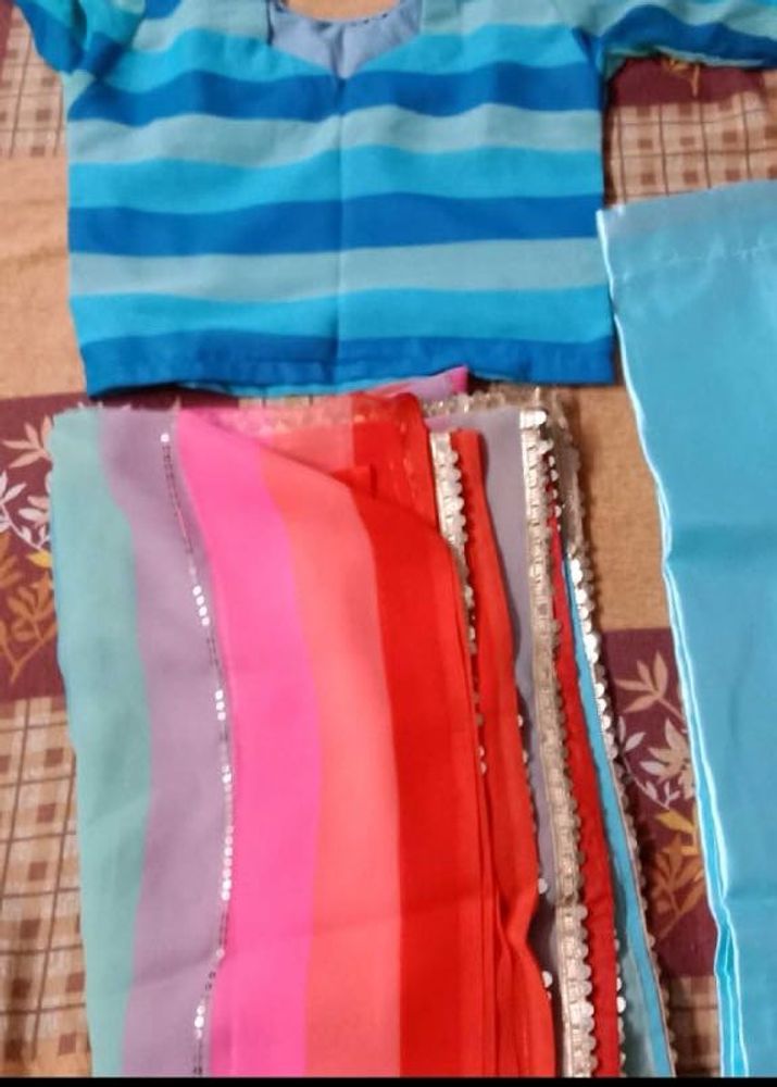 Girls Saree - Vibrant and Stylish