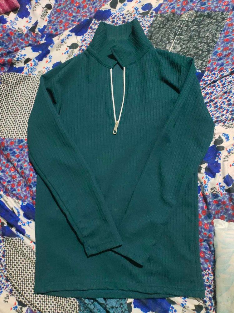 Regular Fit Polo T-Shirt with Full Sleeves