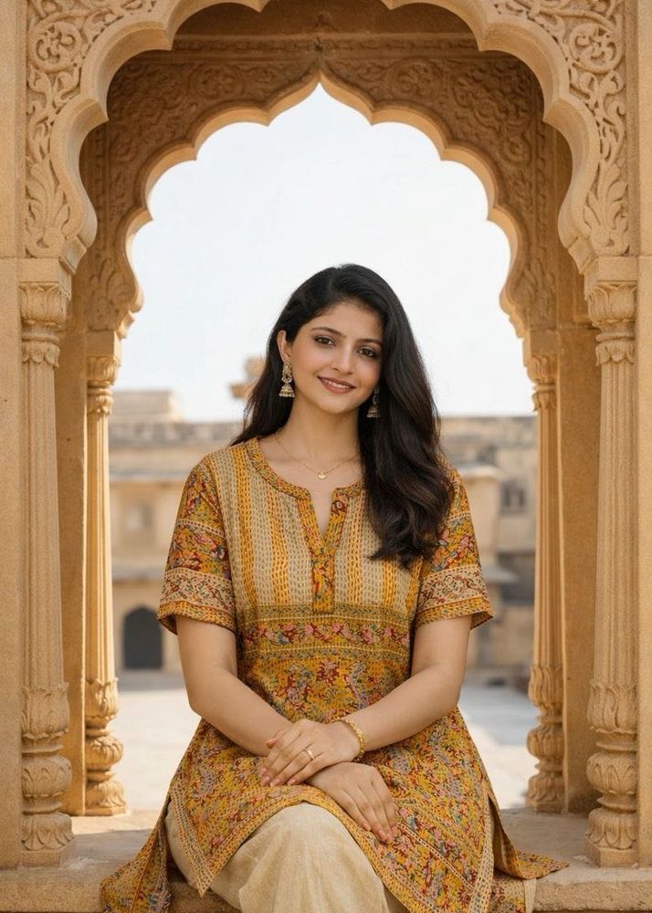 Katha Noor Mustard Elegance ✨💛 Buy Now Shop!!
