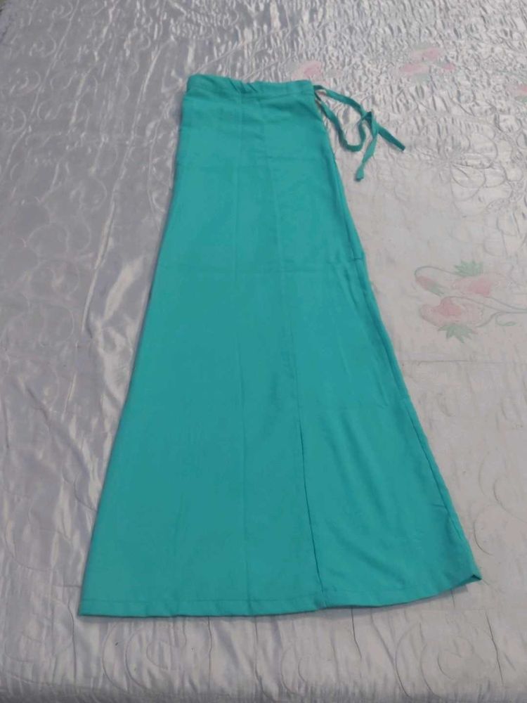 Teal Blue Saree Petticoat