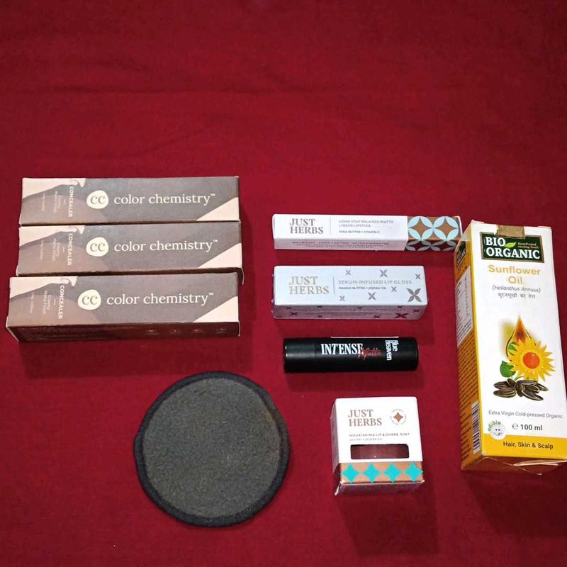 Beauty Bundle: Concealer, Lip Gloss, Oil &amp; More