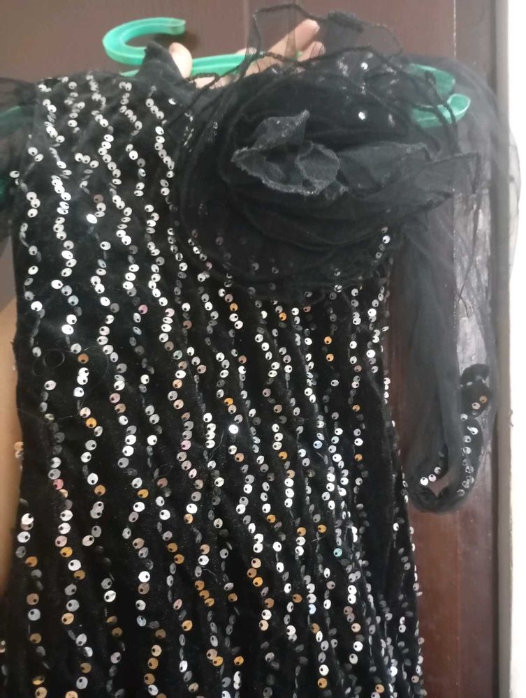 Sparkling Black Party Dress