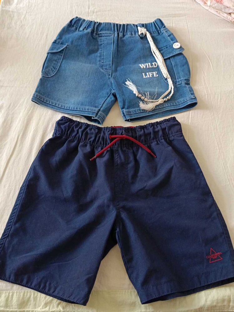 girls Shorts - Denim &amp; Blue