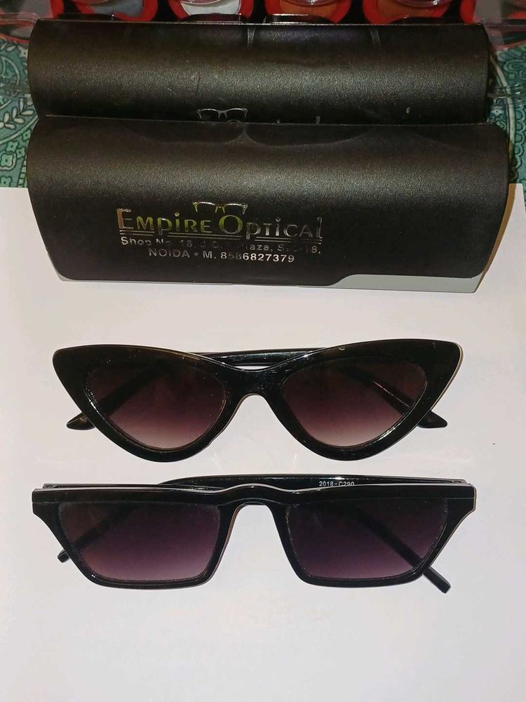 Stylish Black Sunglasses (2 Pairs)