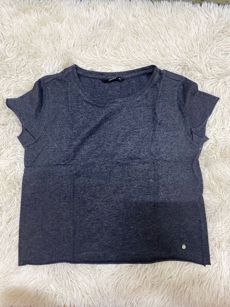 Classic Dark Gray Crew Neck T-Shirt