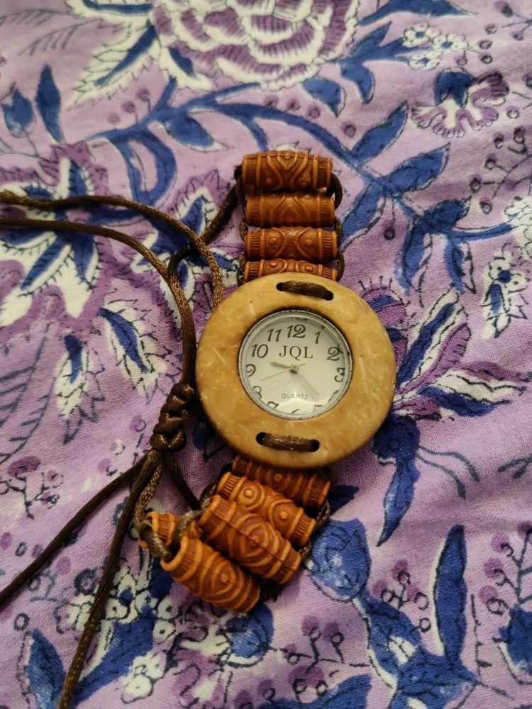 Unique Wooden Beaded Watch