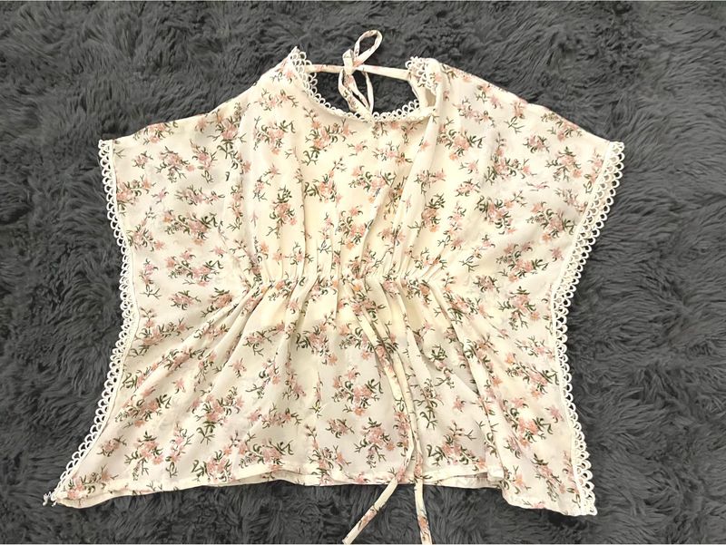 Floral Print Summer Top