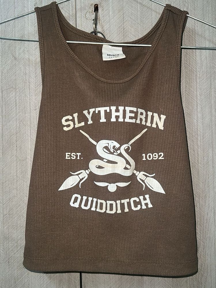 Slytherin Quidditch Tank Top
