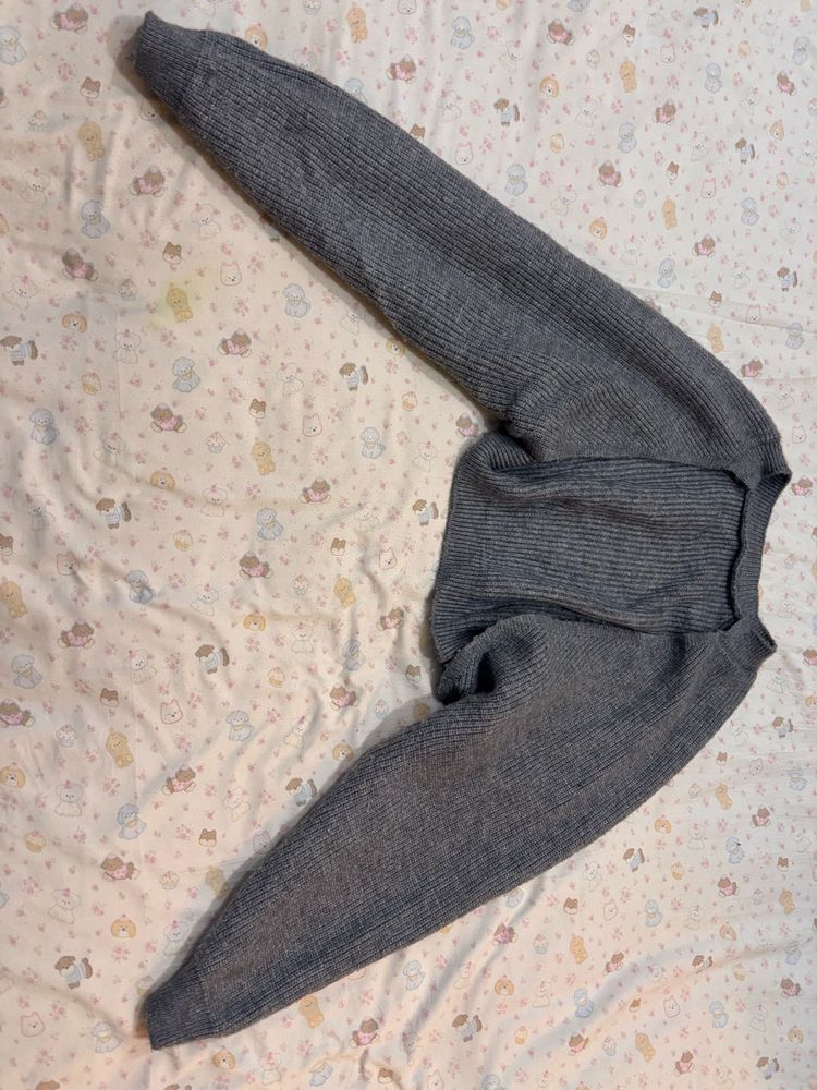 grey trendy bolero