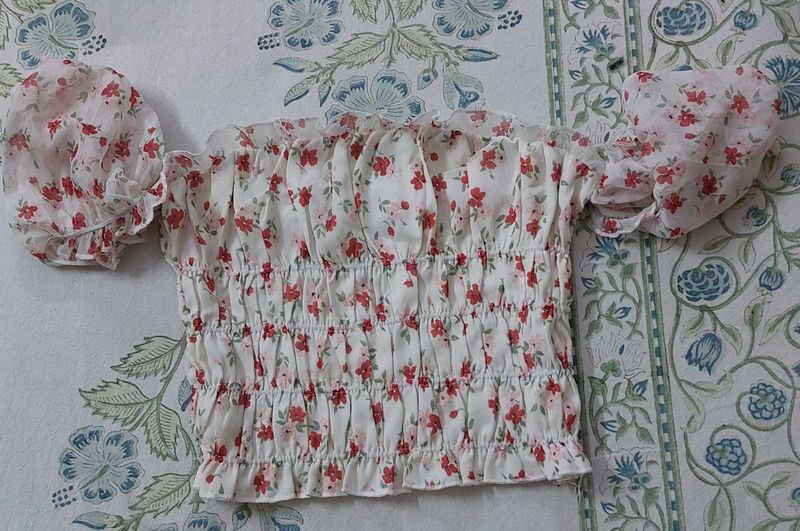 Floral Off-Shoulder Top