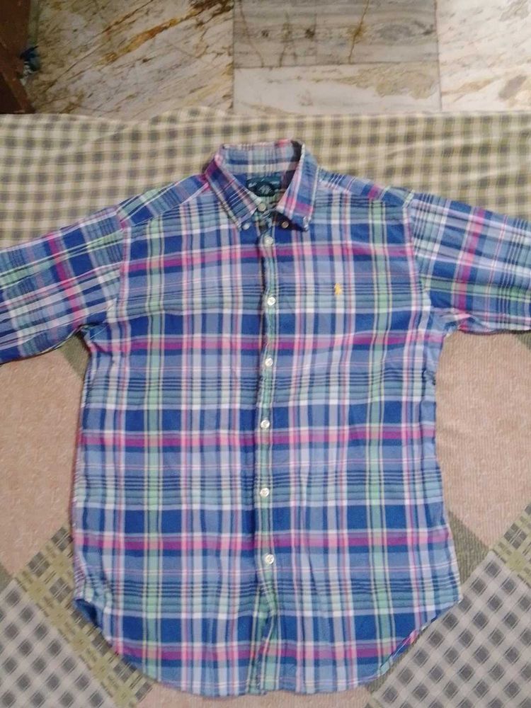 Classic Plaid Button-Down Shirt