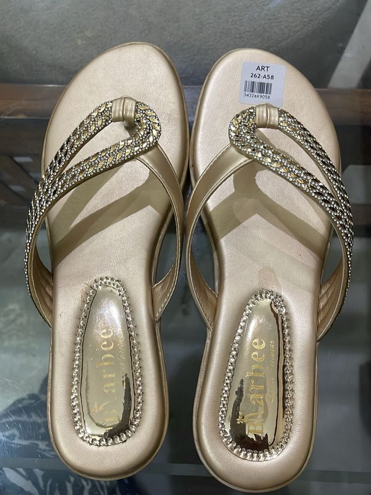 Stylish Embellished Flip-Flops